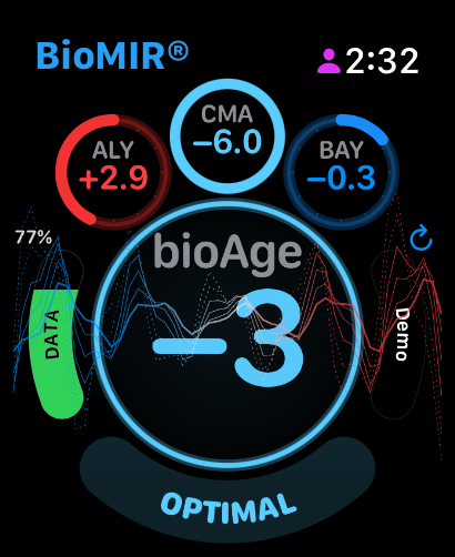 BioMIR Apple Watch screenshot 2
